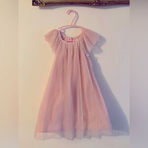 Old Navy Baby Pink Kids Swing Dress Spring Dress Easter Dress Two Layers Size 4T